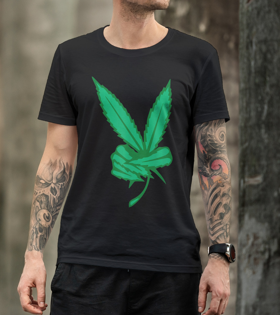 Marijuana Ganja 420 Pot Leaf Peace T-Shirt