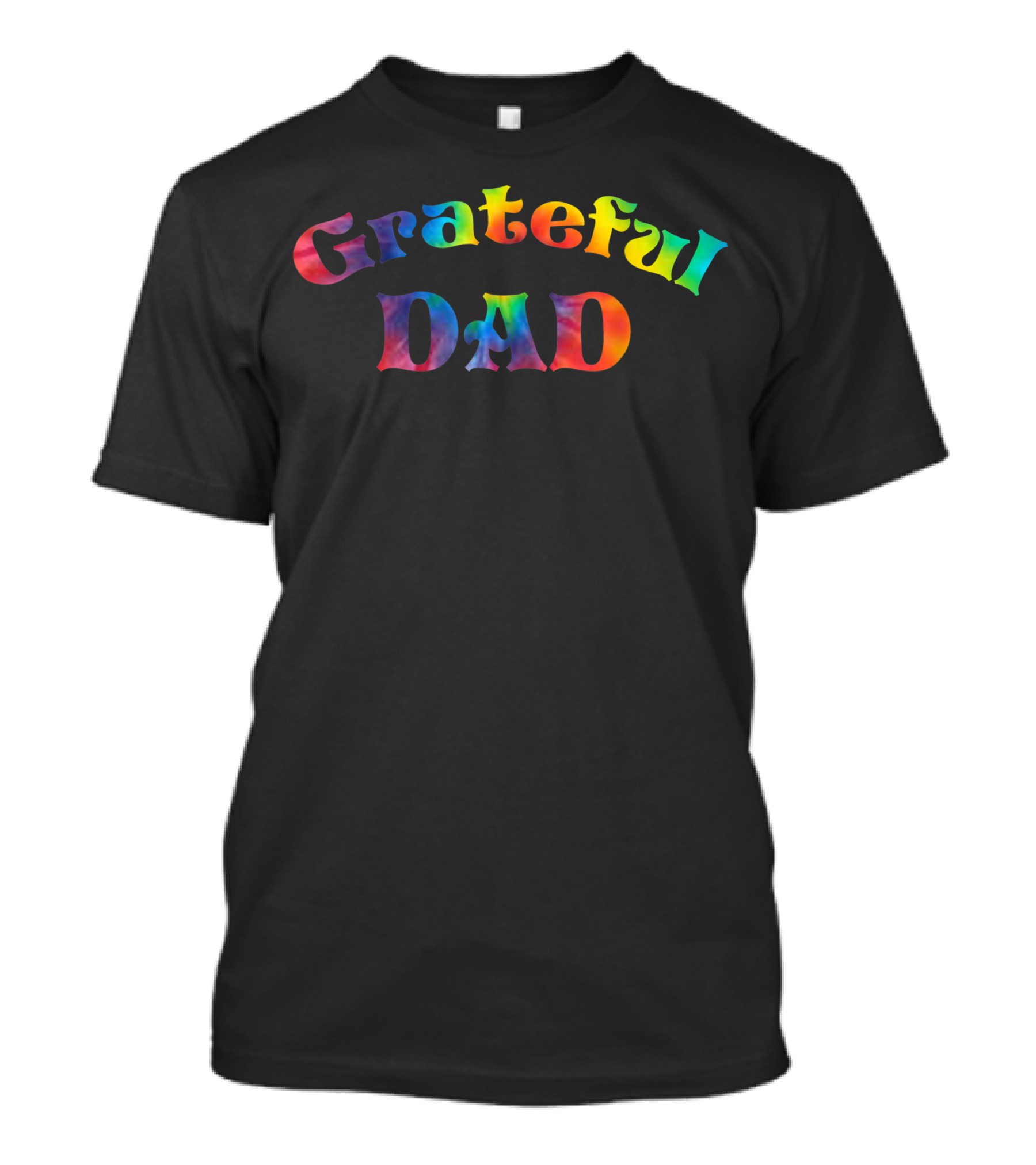 Grateful Dad Tie Dye Letters Xi T-Shirt