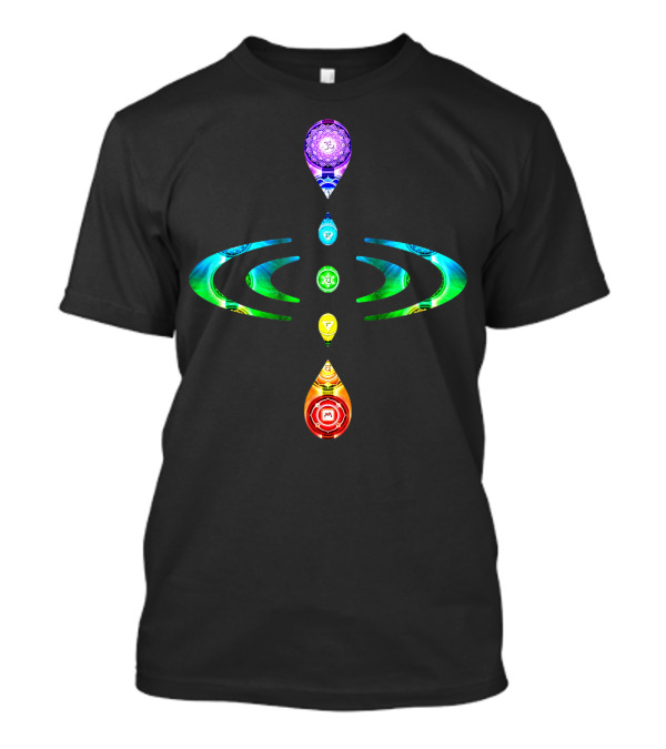 Mindfulness Chakra Present Moment Here And Now Energy Alignment T-Shirt