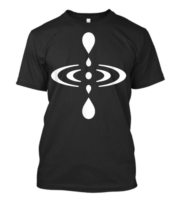 Mindfulness Present Moment Here And Now Symbol With Circular Ripples T-Shirt