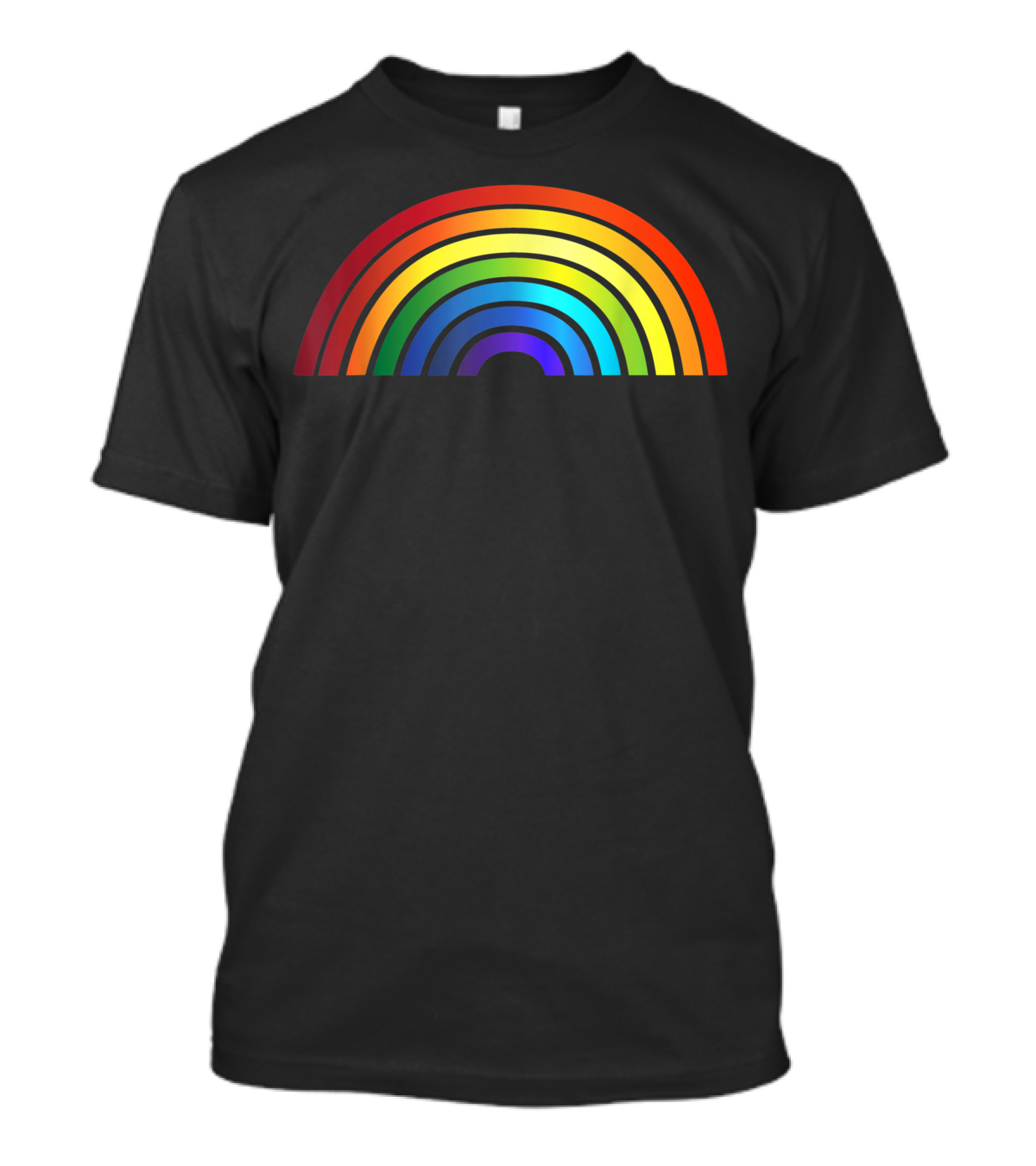 Rainbow Simple Style Basic Stripe Mk Multicolor Arch Spectrum T-Shirt