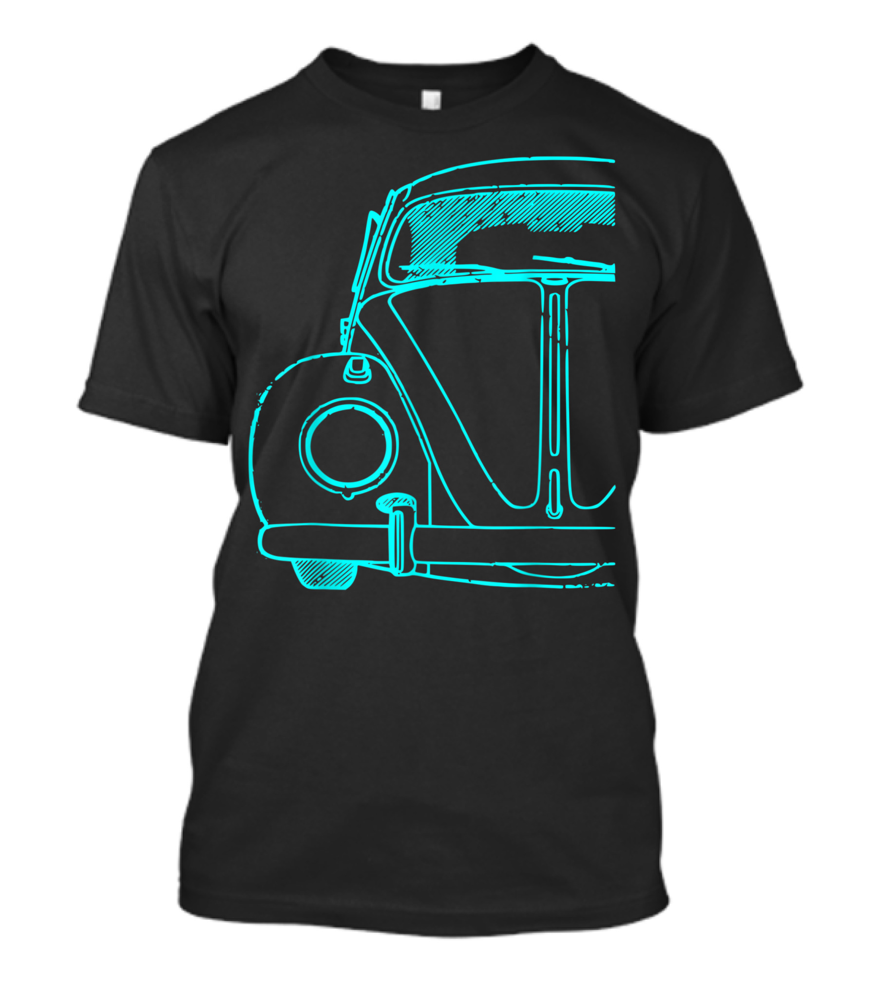 Retro Vintage Auto Buggy Car California Love Bug T-Shirt