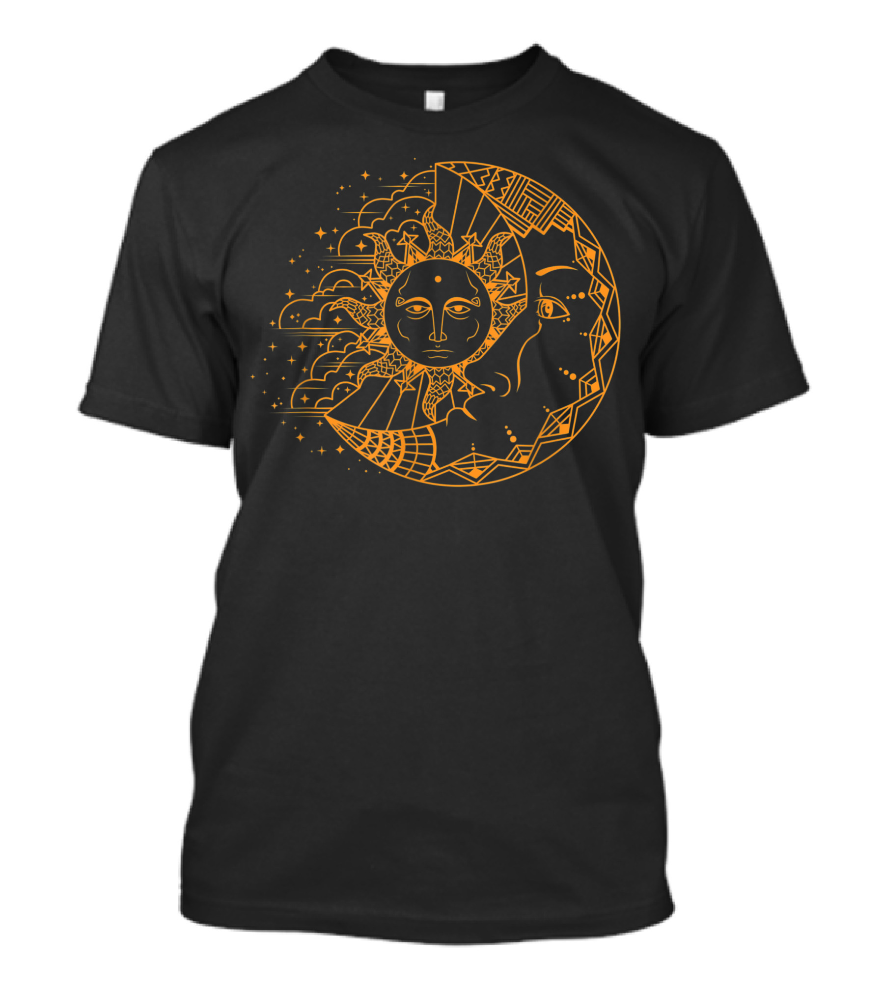 Sun Moon Astrology Astronomer Astronomy Celestial T-Shirt