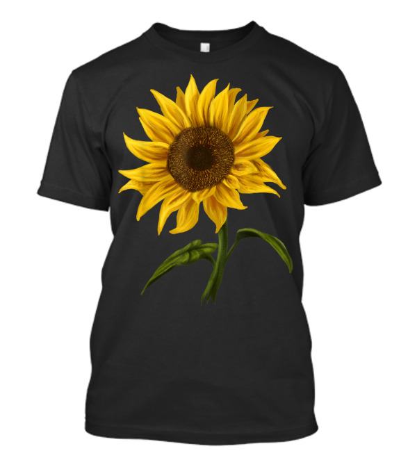 Sunflower Floral Watercolor Flower Sunshine T-Shirt