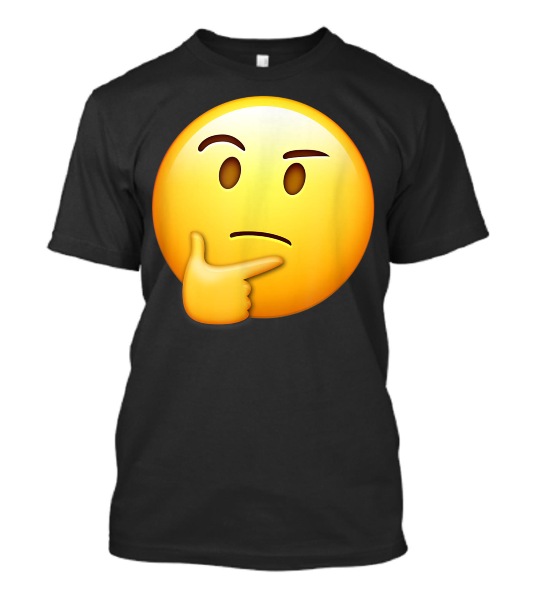 Thinking Emoji Sarcastic Smiley Emoji 8C Pondering Expression T-Shirt