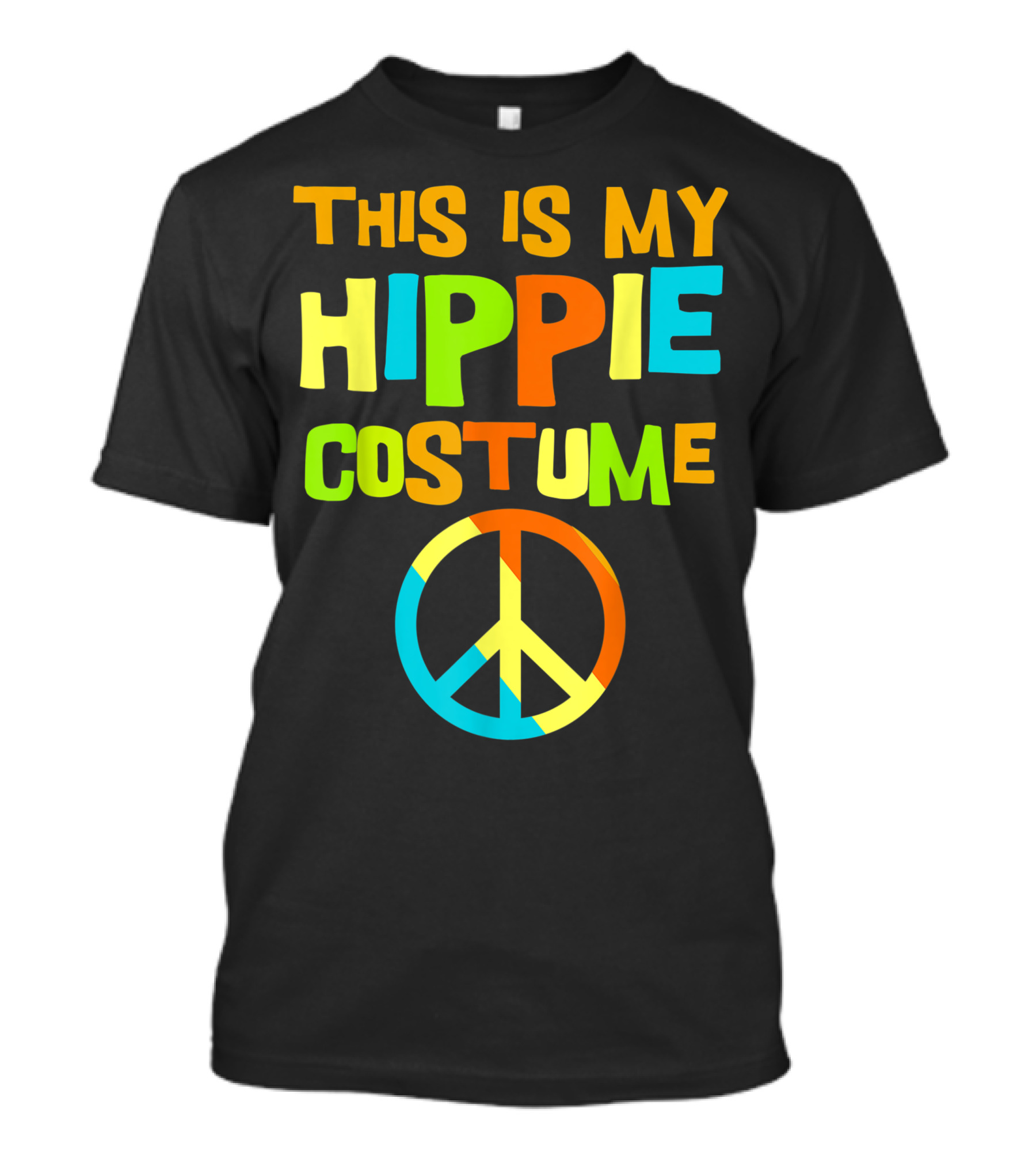 This Is My Hippie Costume 60S 70S Outfit Party Wear Peace T-Shirt