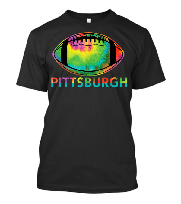 Pittsburgh Tie Dye Cool Football T-Shirt