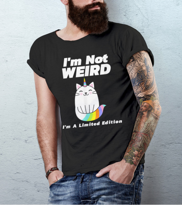 I'm Not Weird I'm A Unicorn Cat T-Shirt