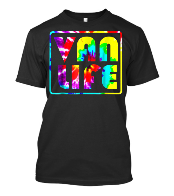Van Life Tie-Dye Vintage Style Official Brand Promo T-Shirt