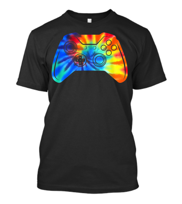 Tie Dye Video Game Controller Gamer Vibes T-Shirt