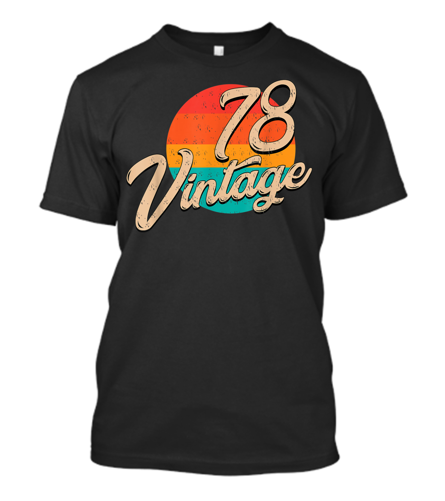 Vintage 78 Retro Sunset Throwback T-Shirt