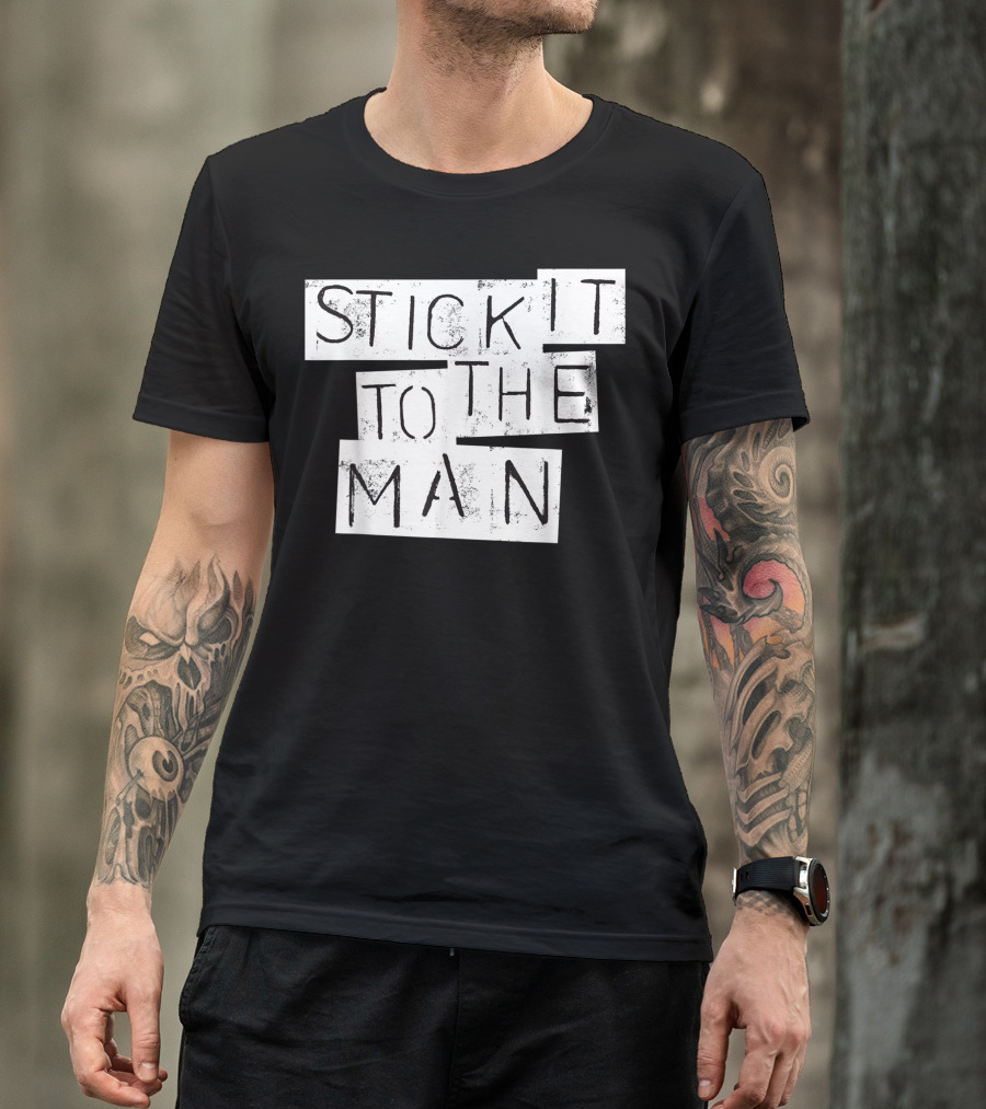 Vintage Punk Rock Stick It To The Man 70s 80s T-Shirt