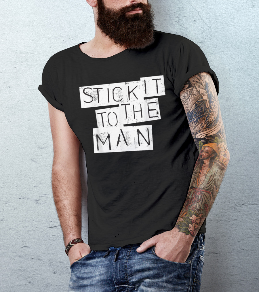 Vintage Punk Rock Stick It To The Man 70s 80s T-Shirt