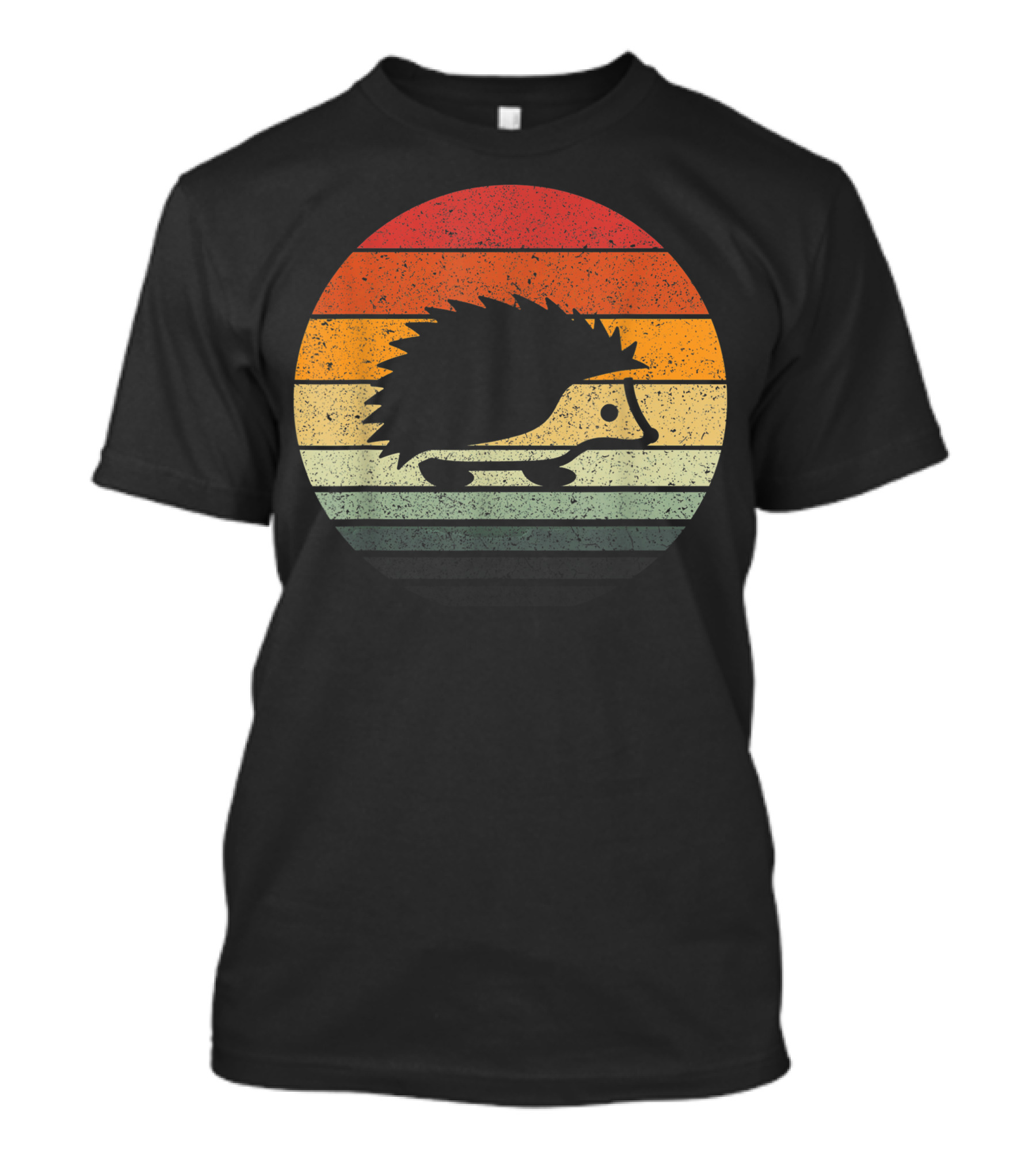 Vintage Sunset Hedgehog T-Shirt
