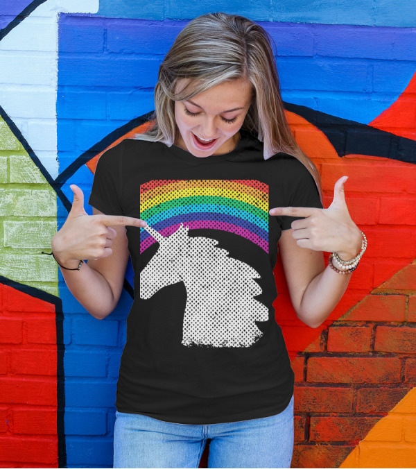 Wake Up Be Kind Repeat Rainbow Unicorn T-Shirt