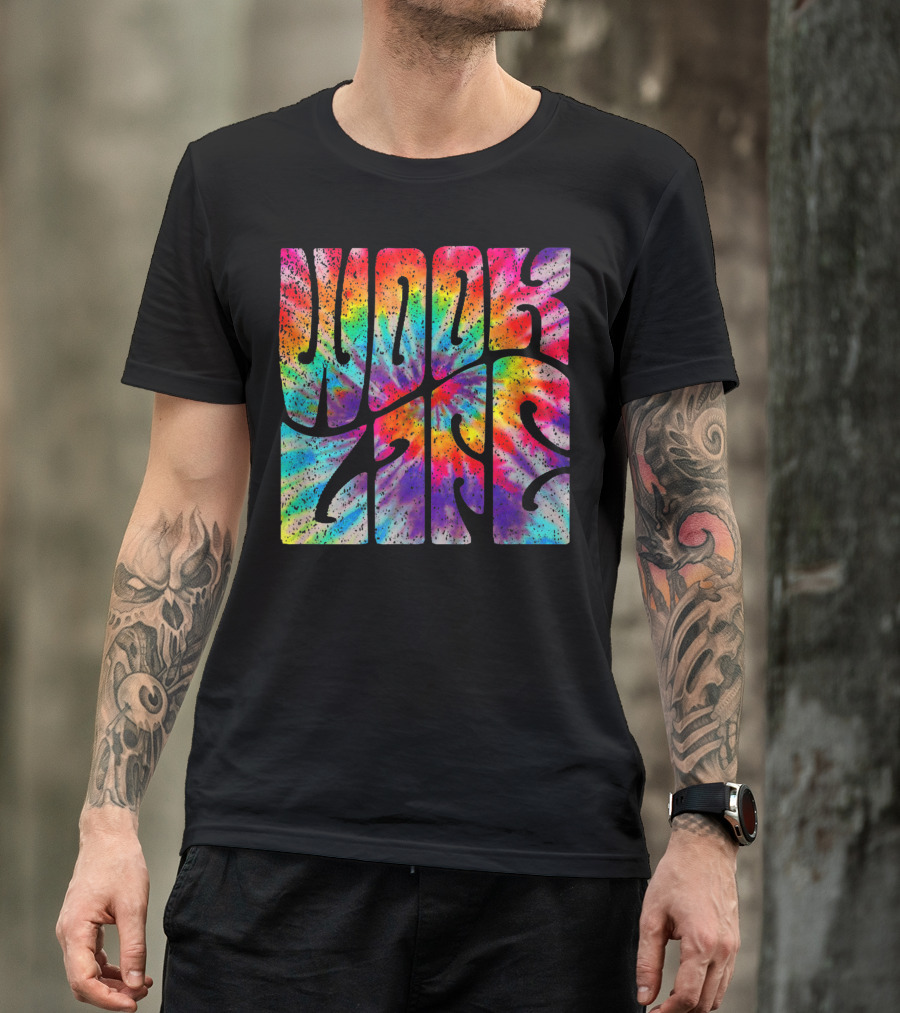 Wook Life Tie-Dye Hippie Festival Top T-Shirt