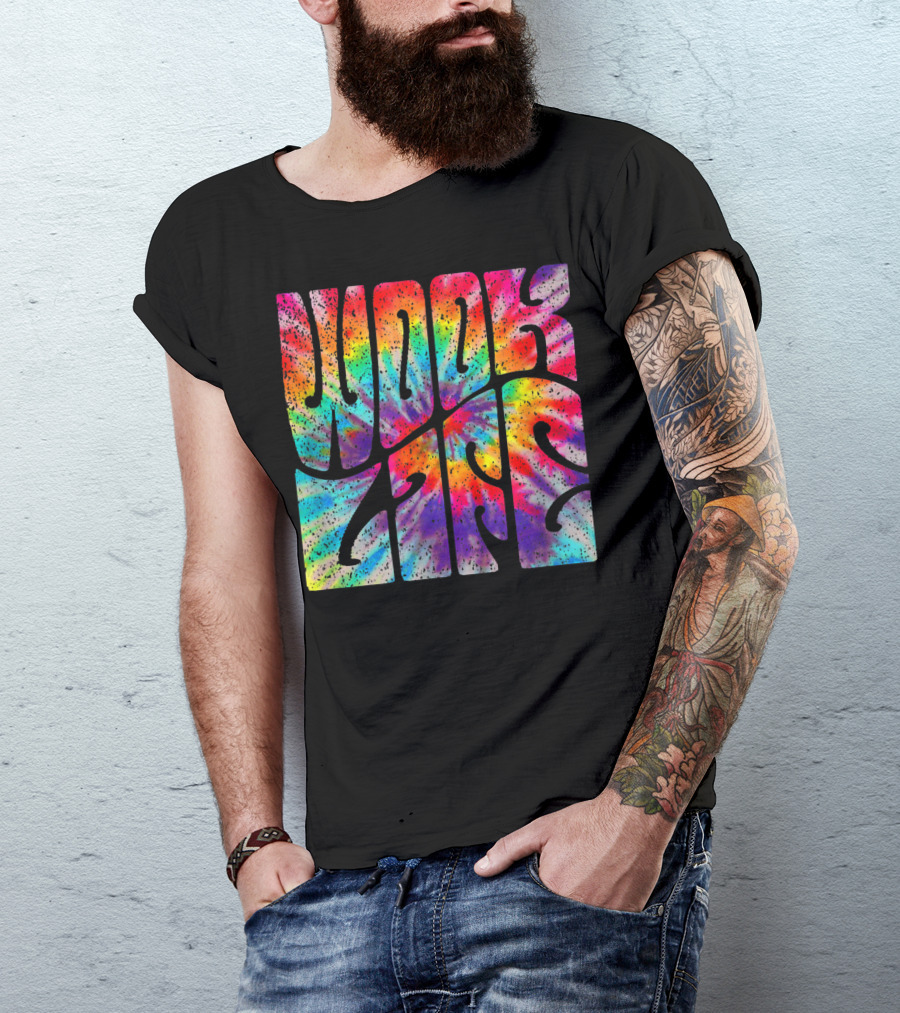 Wook Life Tie-Dye Hippie Festival Top T-Shirt
