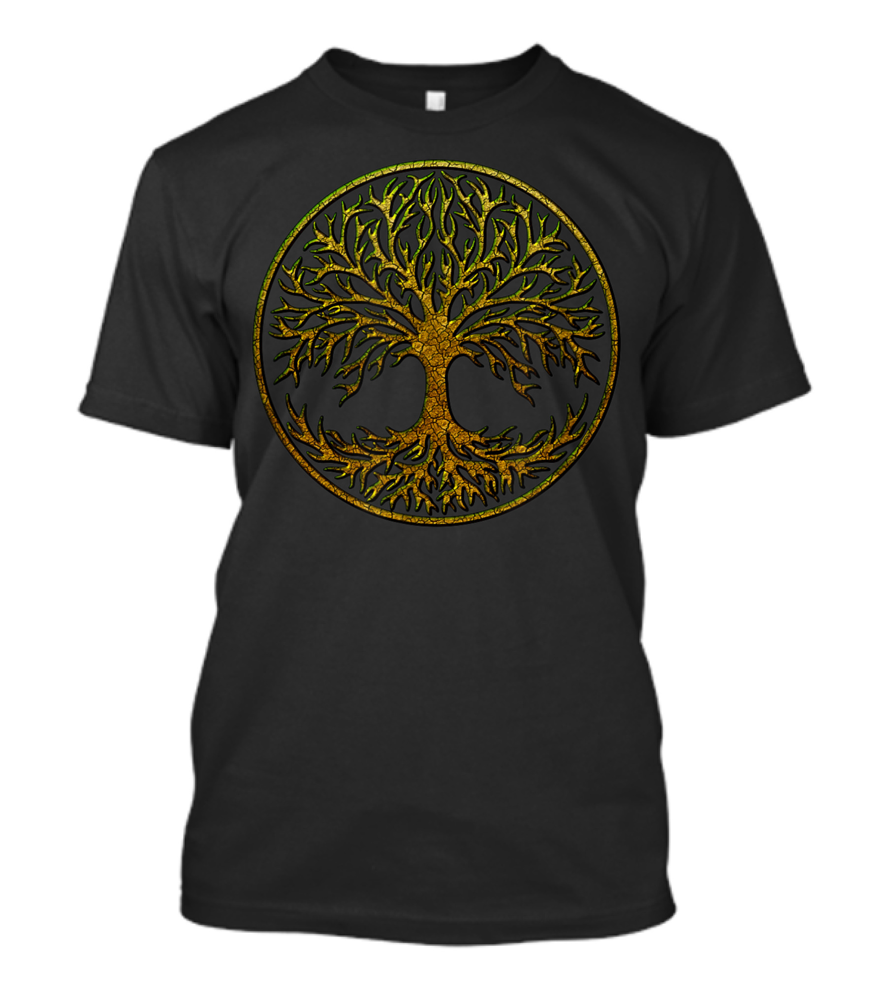 Yggdrasil Celtic Tree Of Life Norse Mythology Circle T-Shirt