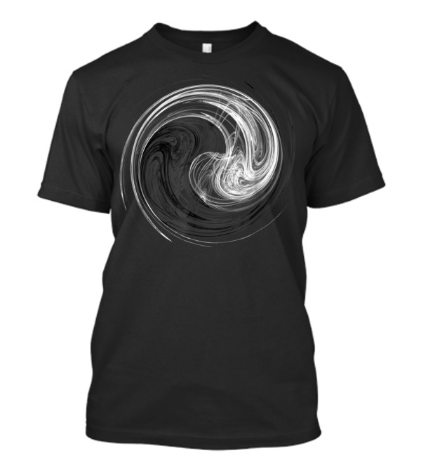 Yin Yang Tai Chi Symbol Swirl T-Shirt