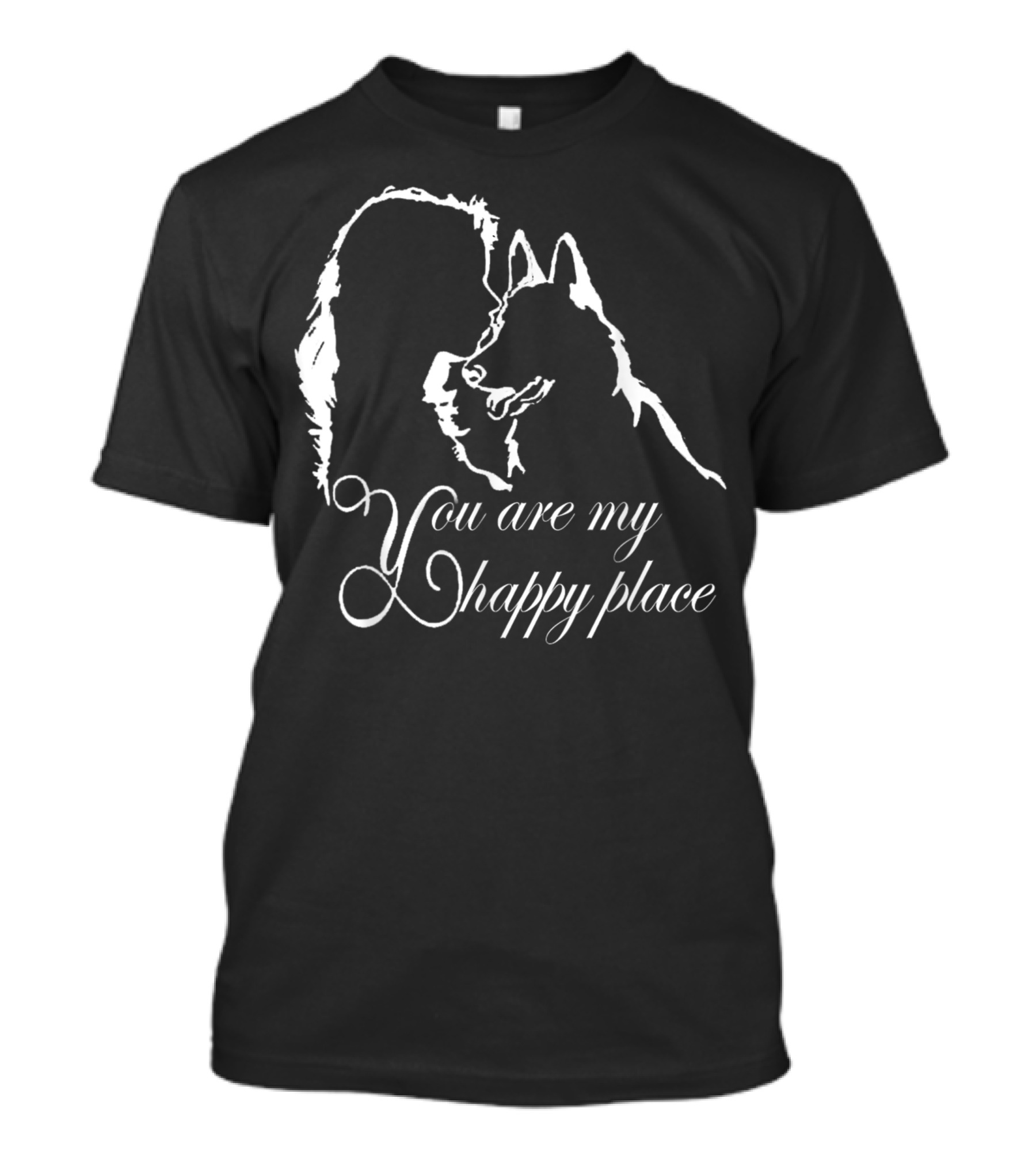 You Are My Happy Place Dog Friends Dogs Lovers T-Shirt