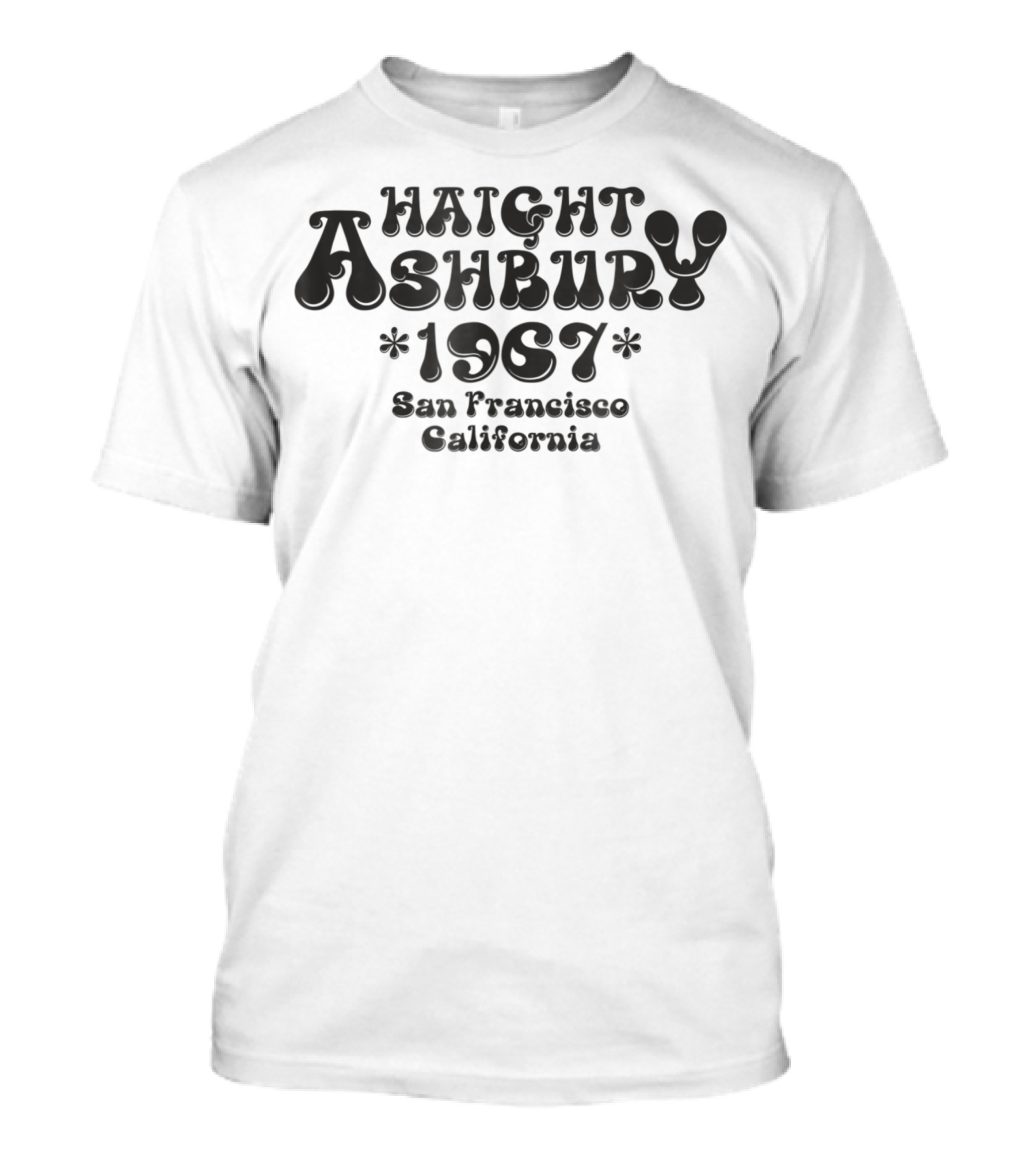 Haight Ashbury 1967 San Francisco California 60s 70s Flower Power T-Shirt