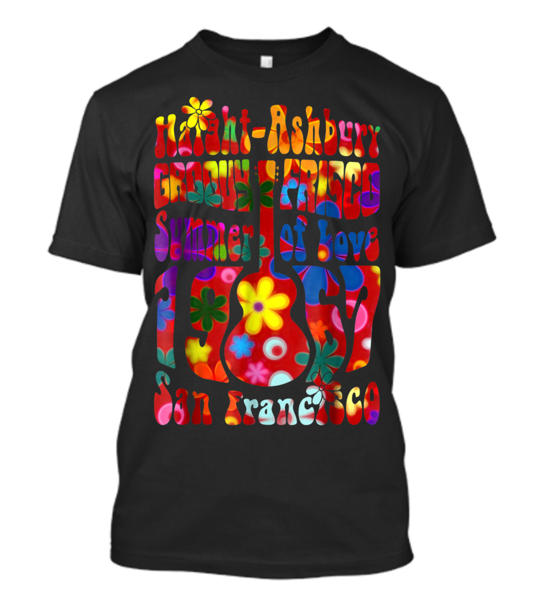 Haight-Ashbury Groovy Frisco Summer Of Love 1967 San Francisco T-Shirt