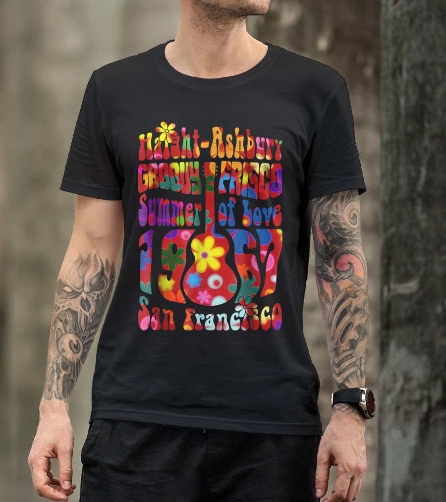 Haight-Ashbury Groovy Frisco Summer Of Love 1967 San Francisco T-Shirt