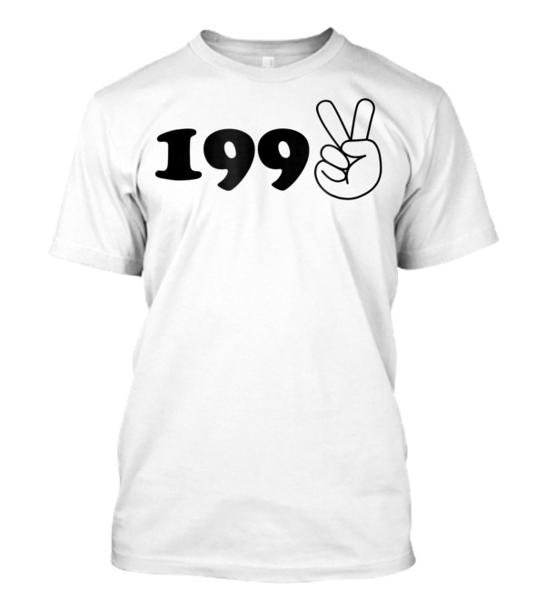 1992 Birth Year Peace Sign T-Shirt