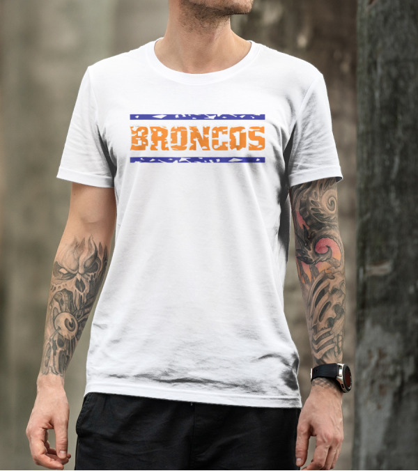Broncos Nation Hipster Style Fandom T-Shirt