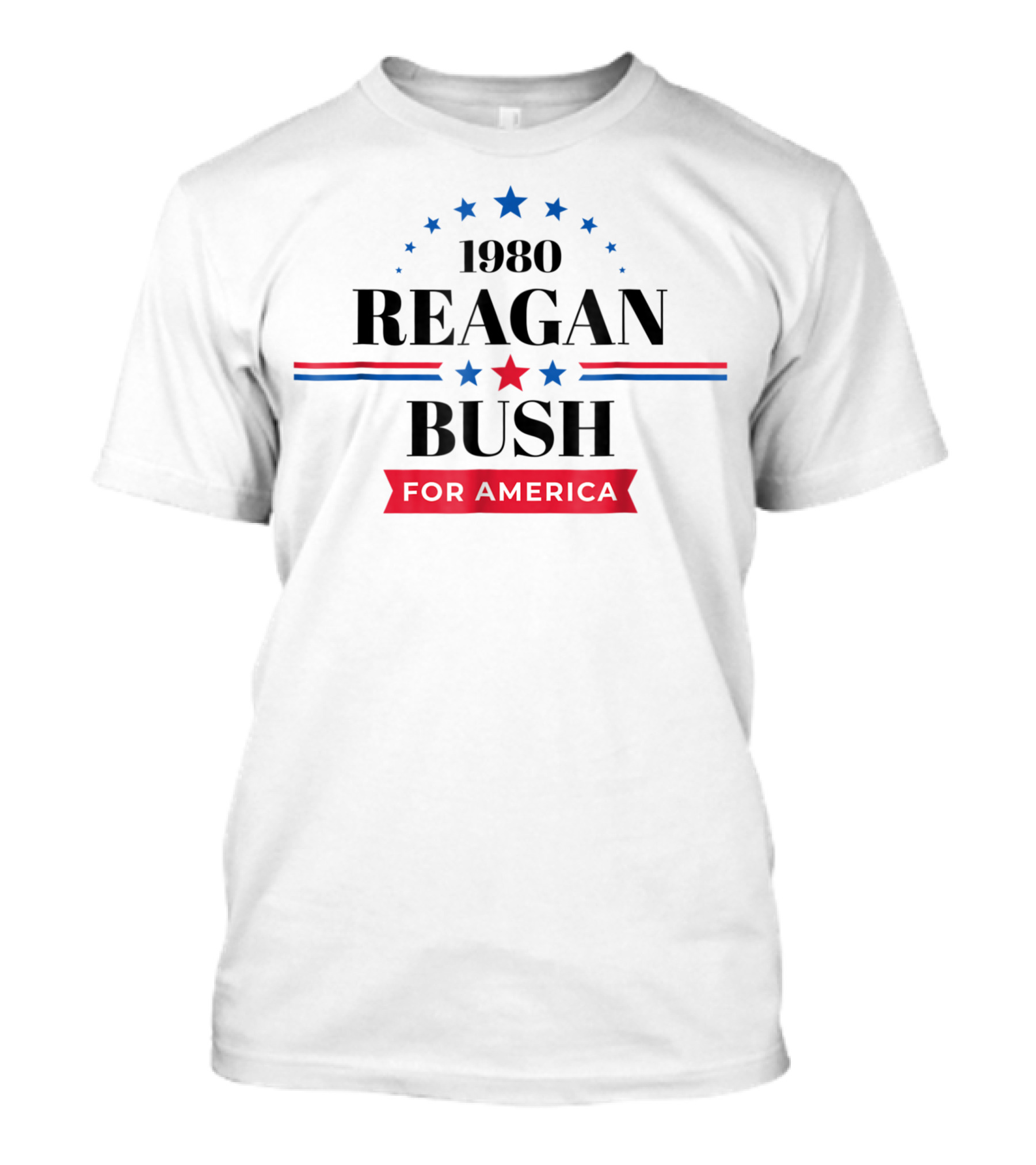 1980 Reagan Bush For America Campaign T-Shirt