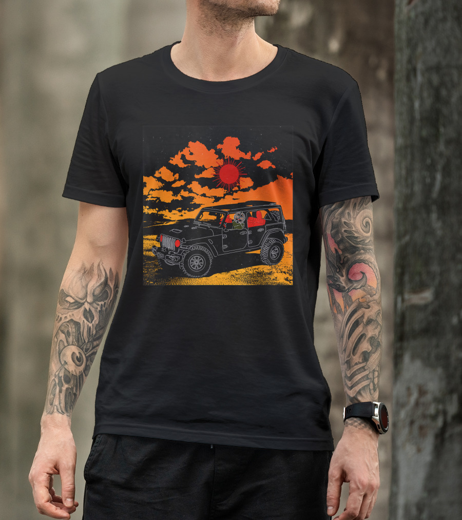 Same Ole Trip Hippie Desert Sun Jeep Adventure T-Shirt