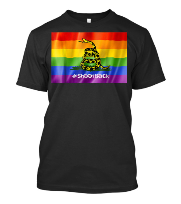 ShOoTBaCk Rainbow Flag With Snake T-Shirt