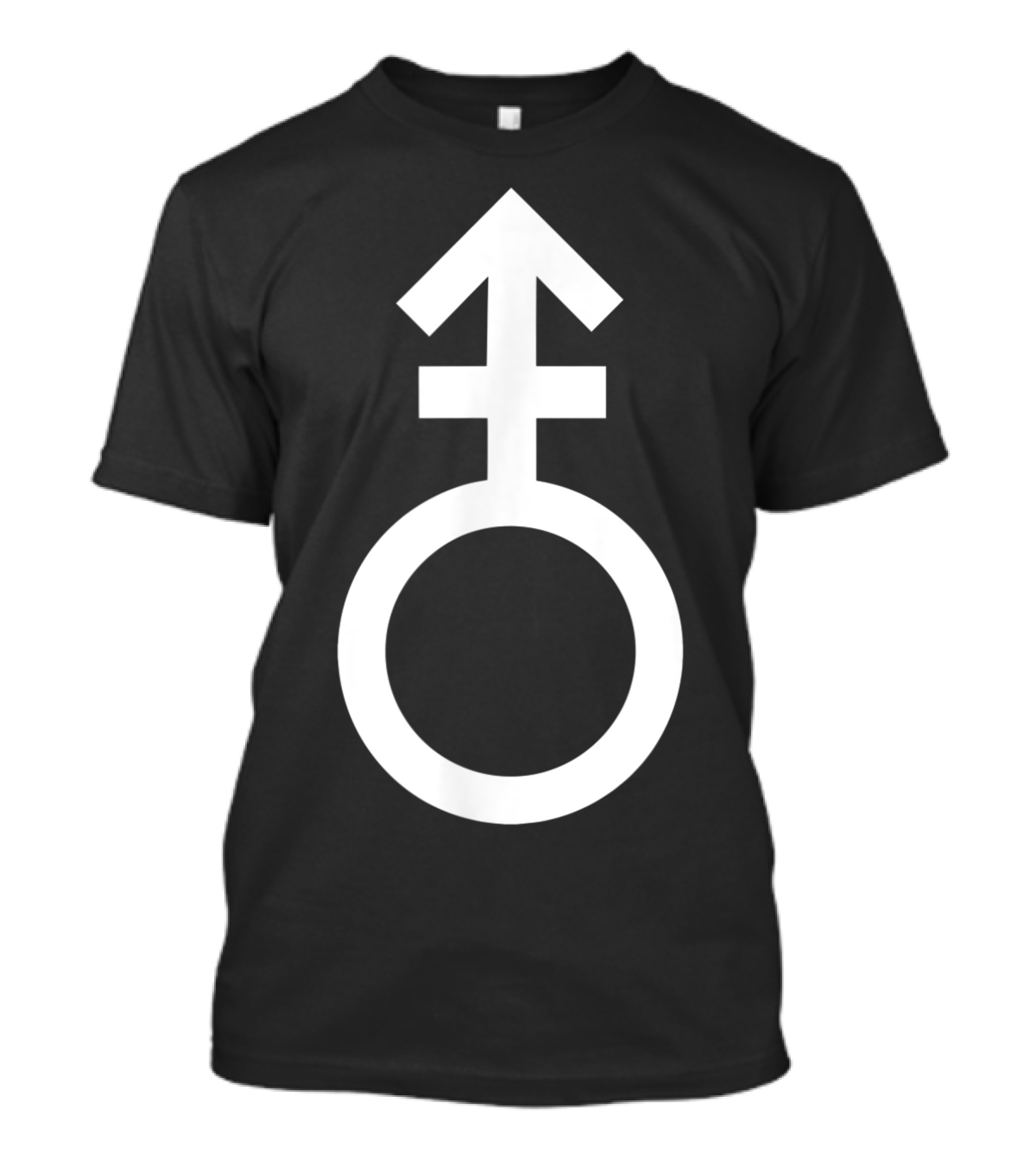 Androgyne Symbol Iconic Gender Identity Emblem T-Shirt