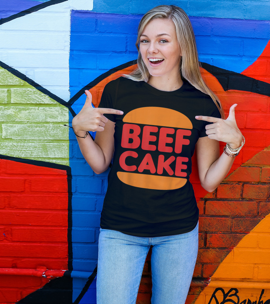 Beefcake Burger For Muscle And Gym Fitness Enthusiasts T-Shirt