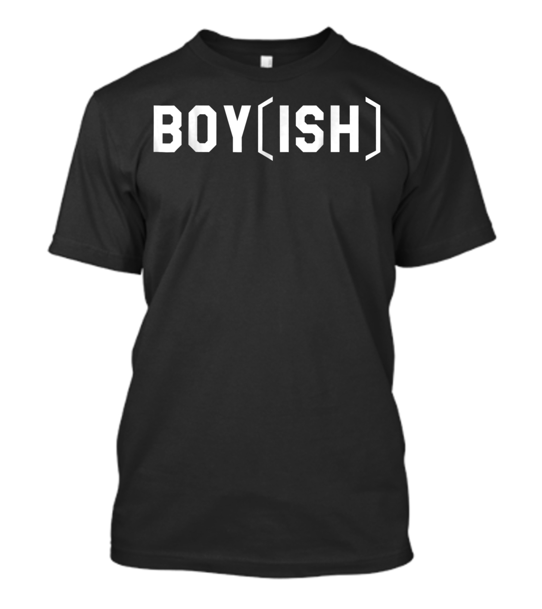 Boyish BoyIsh Gender Neutral Nonbinary Pronoun T-Shirt
