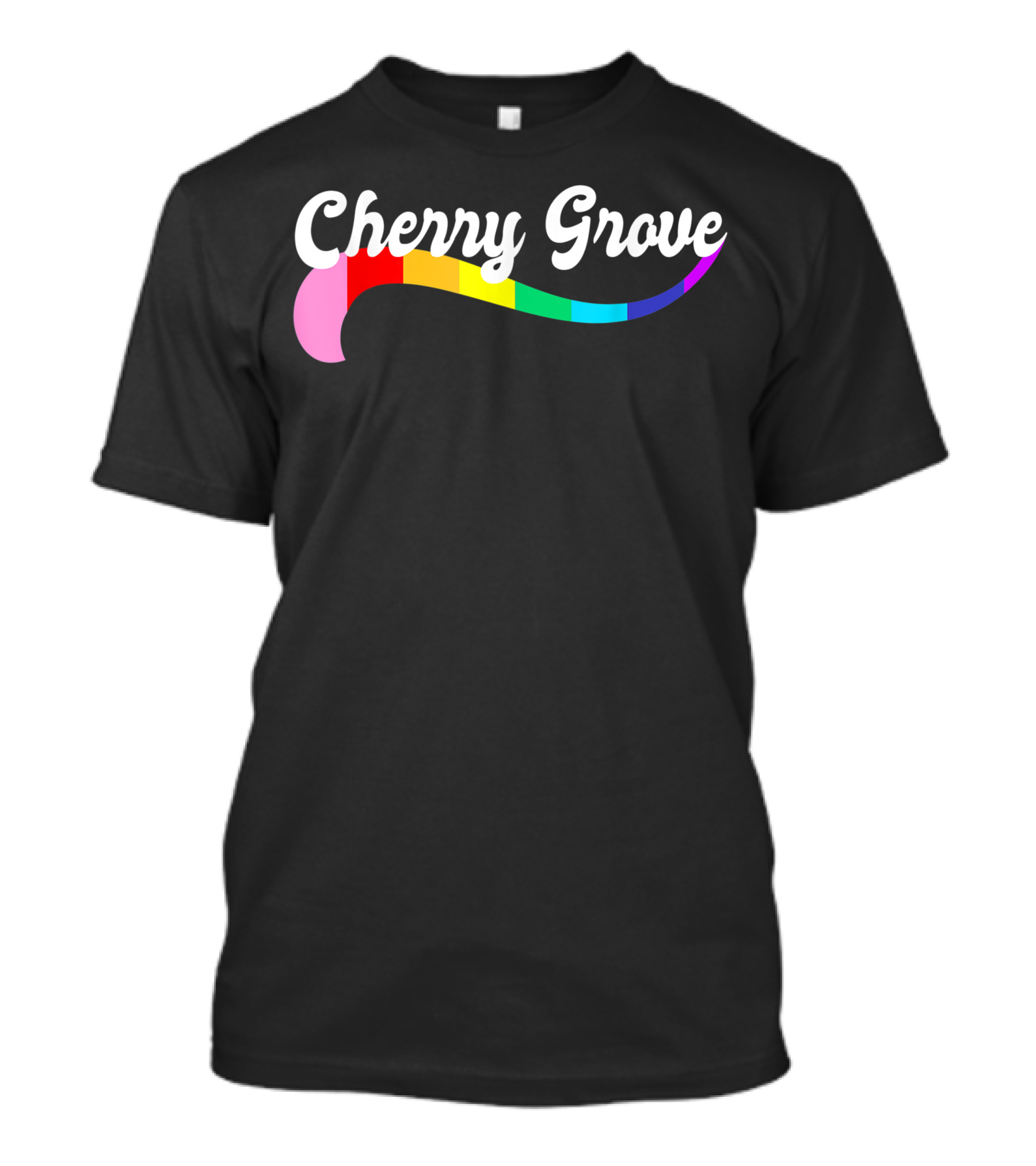 Cherry Grove Fire Island Gay Pride Queer Love Rainbow T-Shirt