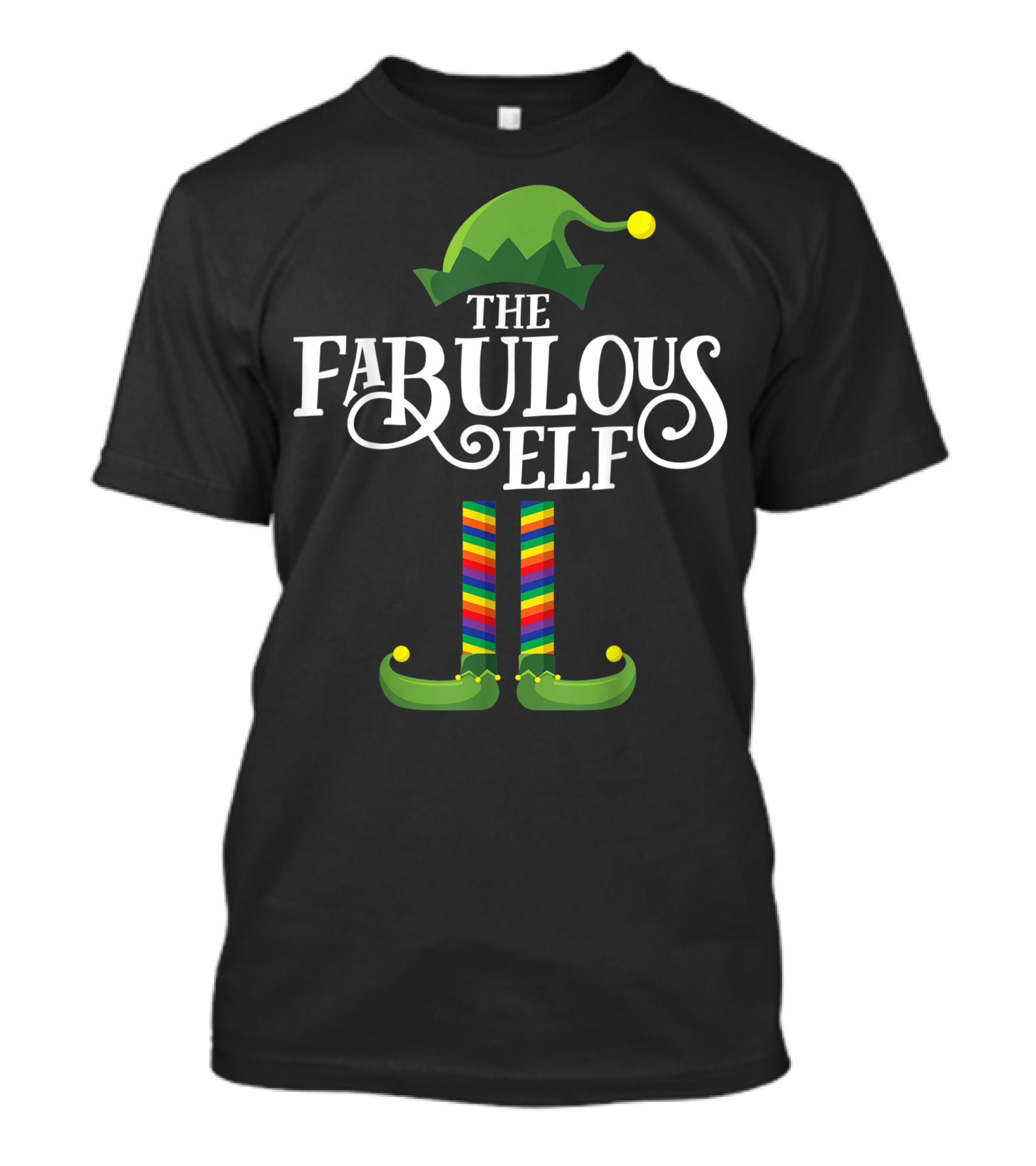 The Fabulous Gay Elf Matching Family Christmas Party T-Shirt