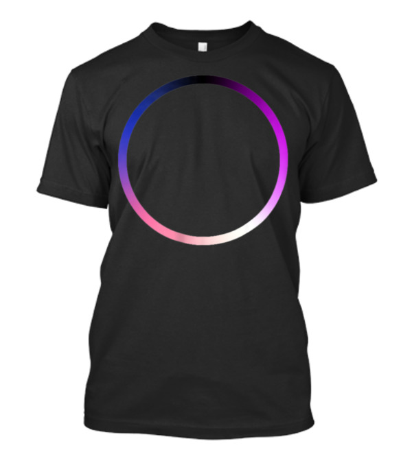 Genderfluid Pride Color Spectrum Circle T-Shirt