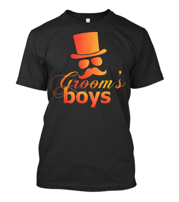 Groom's Boys Stag Party Wedding Bachelor Groomsmen T-Shirt