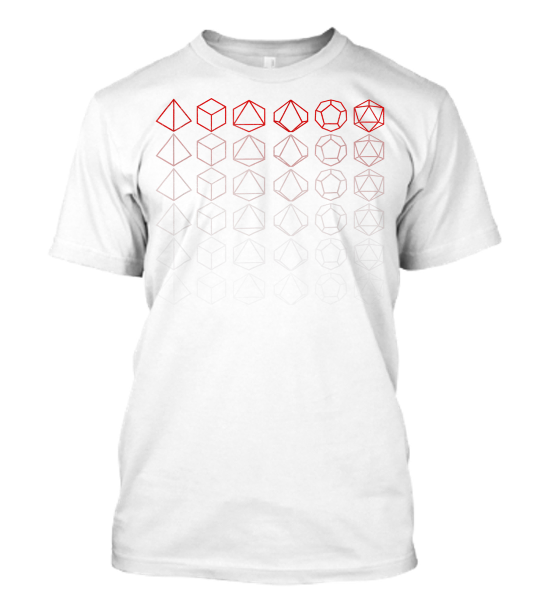 Dice Roll Old School Gamer Geek Gaming RPG Dice Evolution T-Shirt