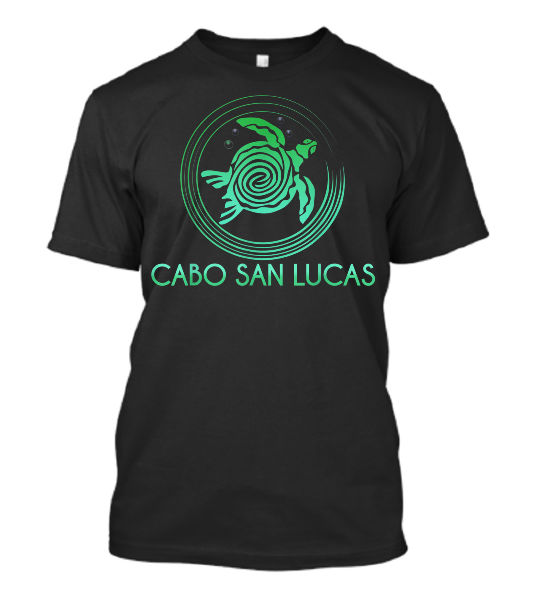 Cabo San Lucas Spiral Tribal Turtle T-Shirt