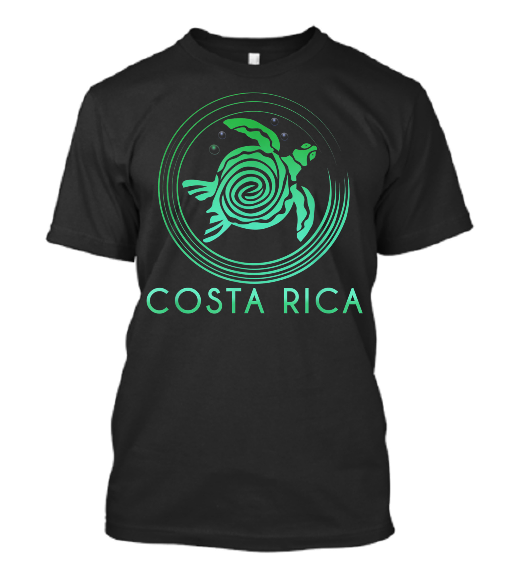 Costa Rica Tribal Turtle Swirl T-Shirt