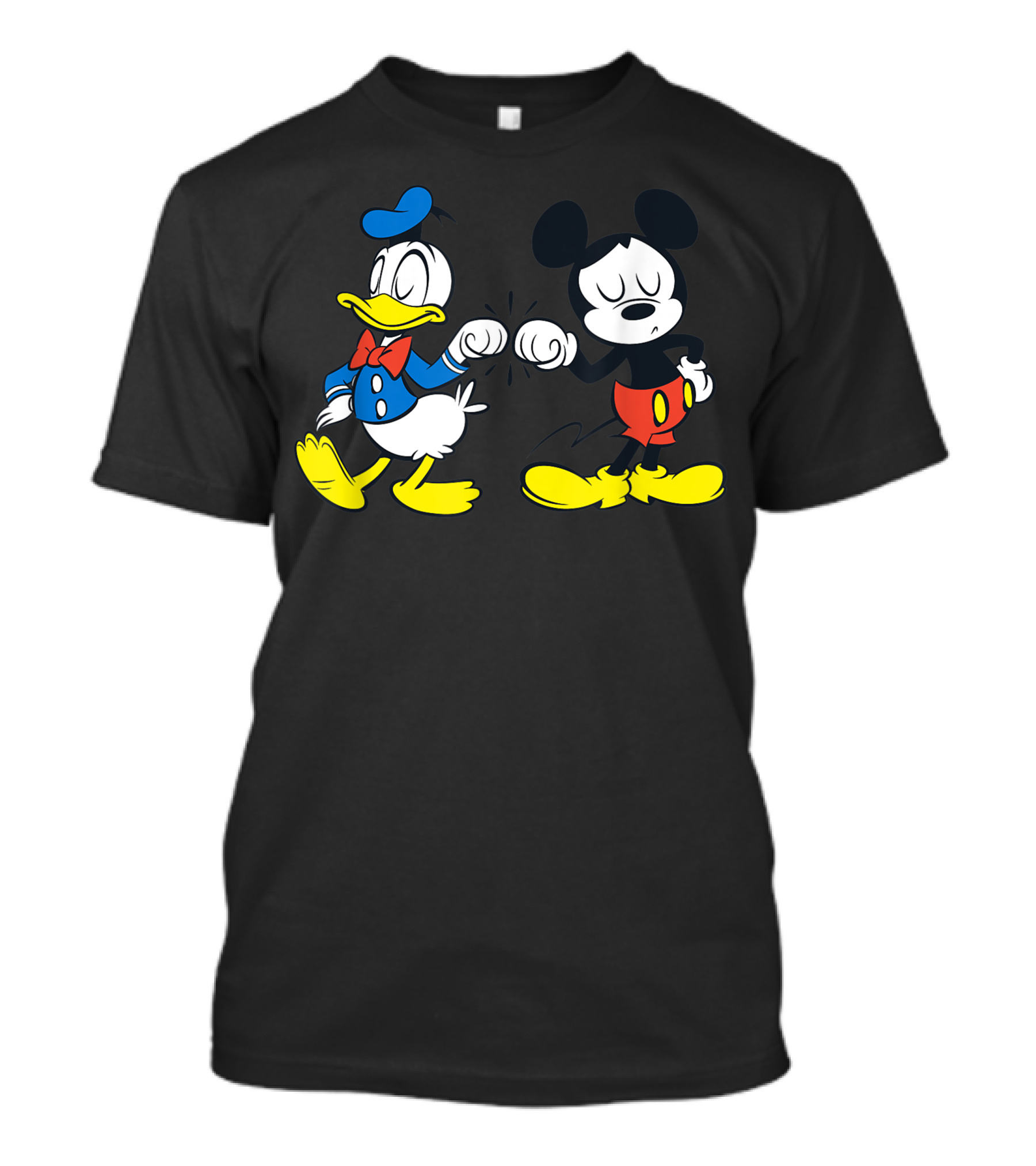 Mickey Mouse And Donald Duck Best Friends Fist Bump Disney T-Shirt