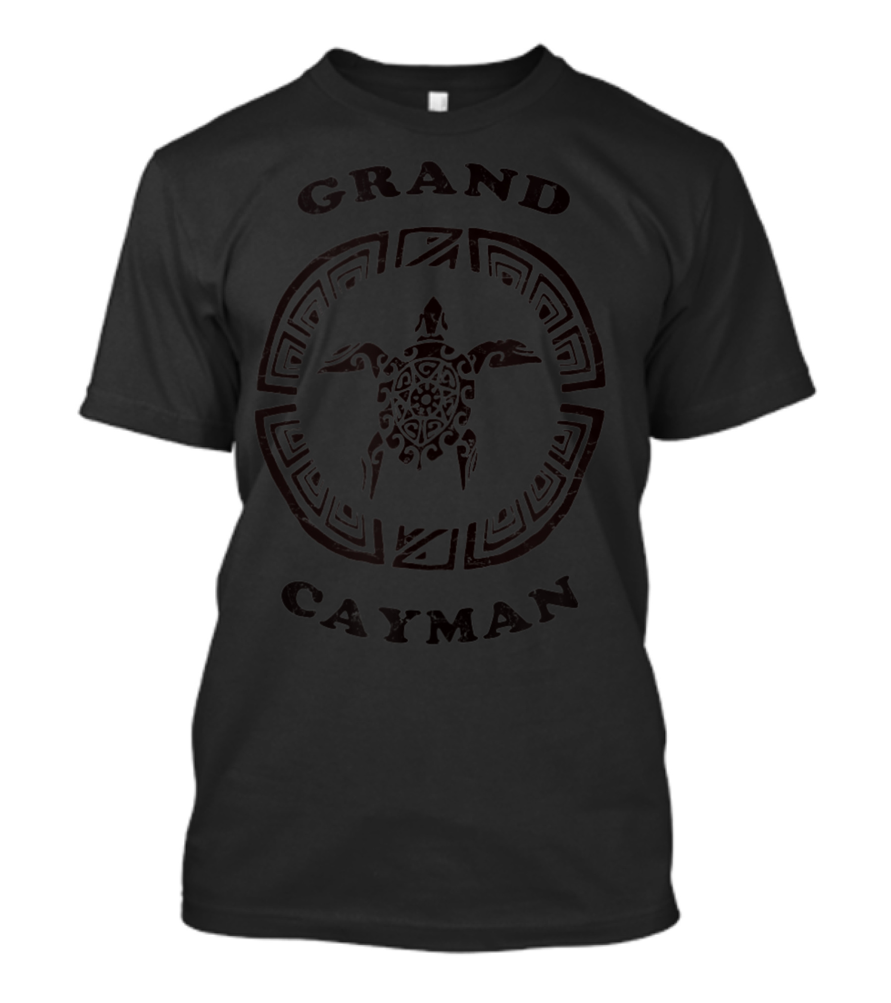 Grand Cayman Tribal Turtle Vintage Vacation T-Shirt