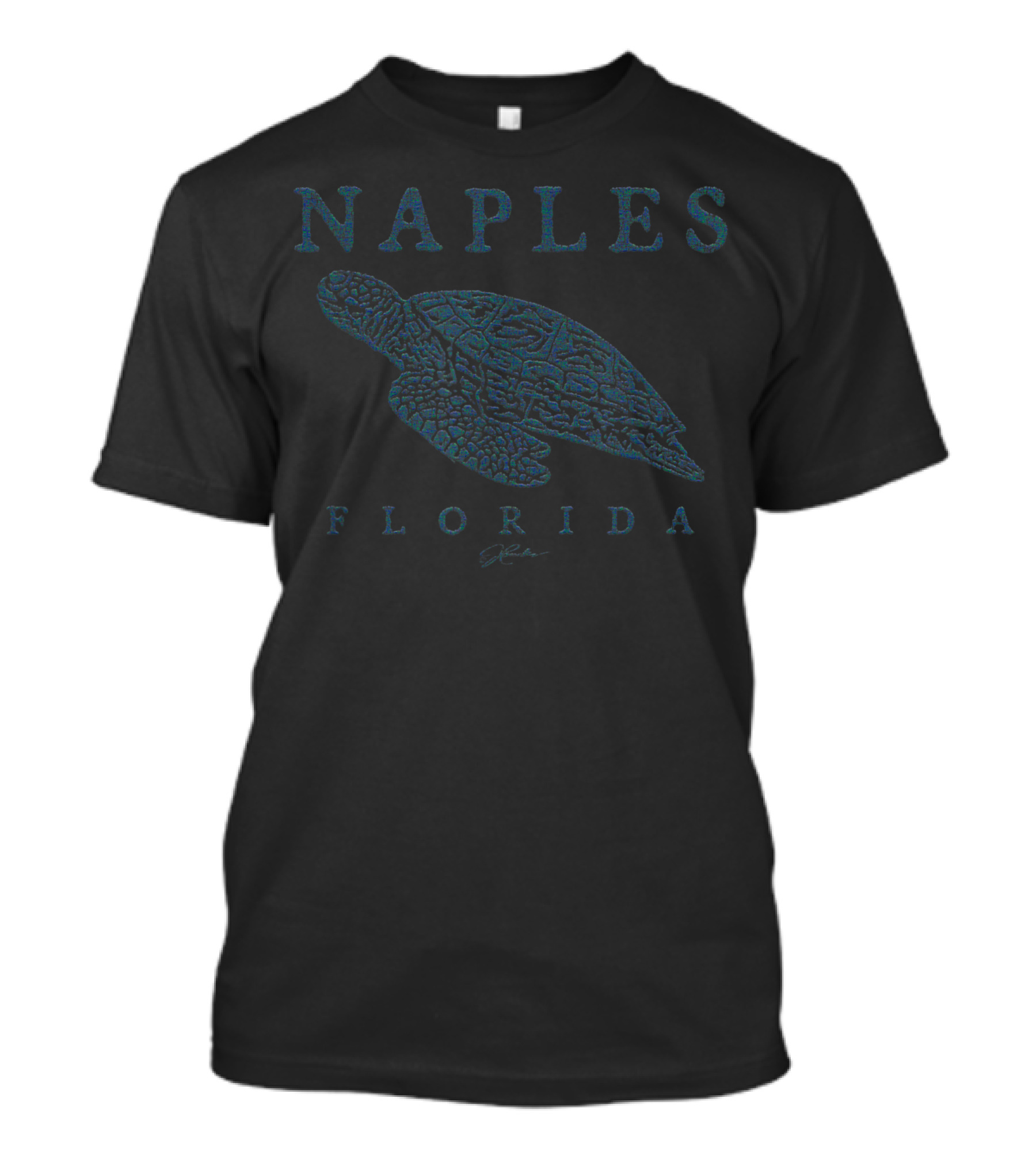 Naples Florida Sea Turtle Jcombs T-Shirt