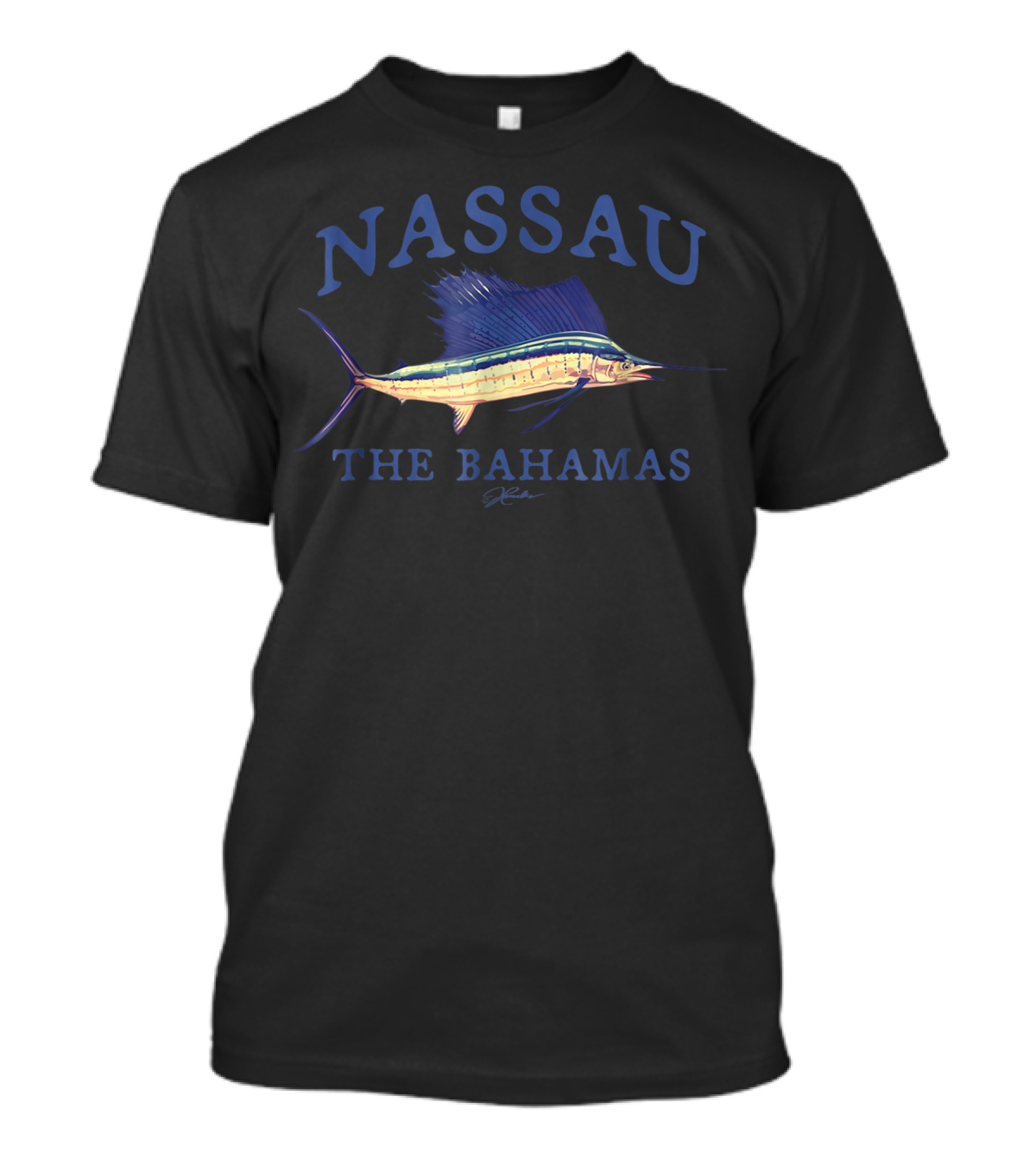 Nassau The Bahamas Sailfish Jcombs T-Shirt