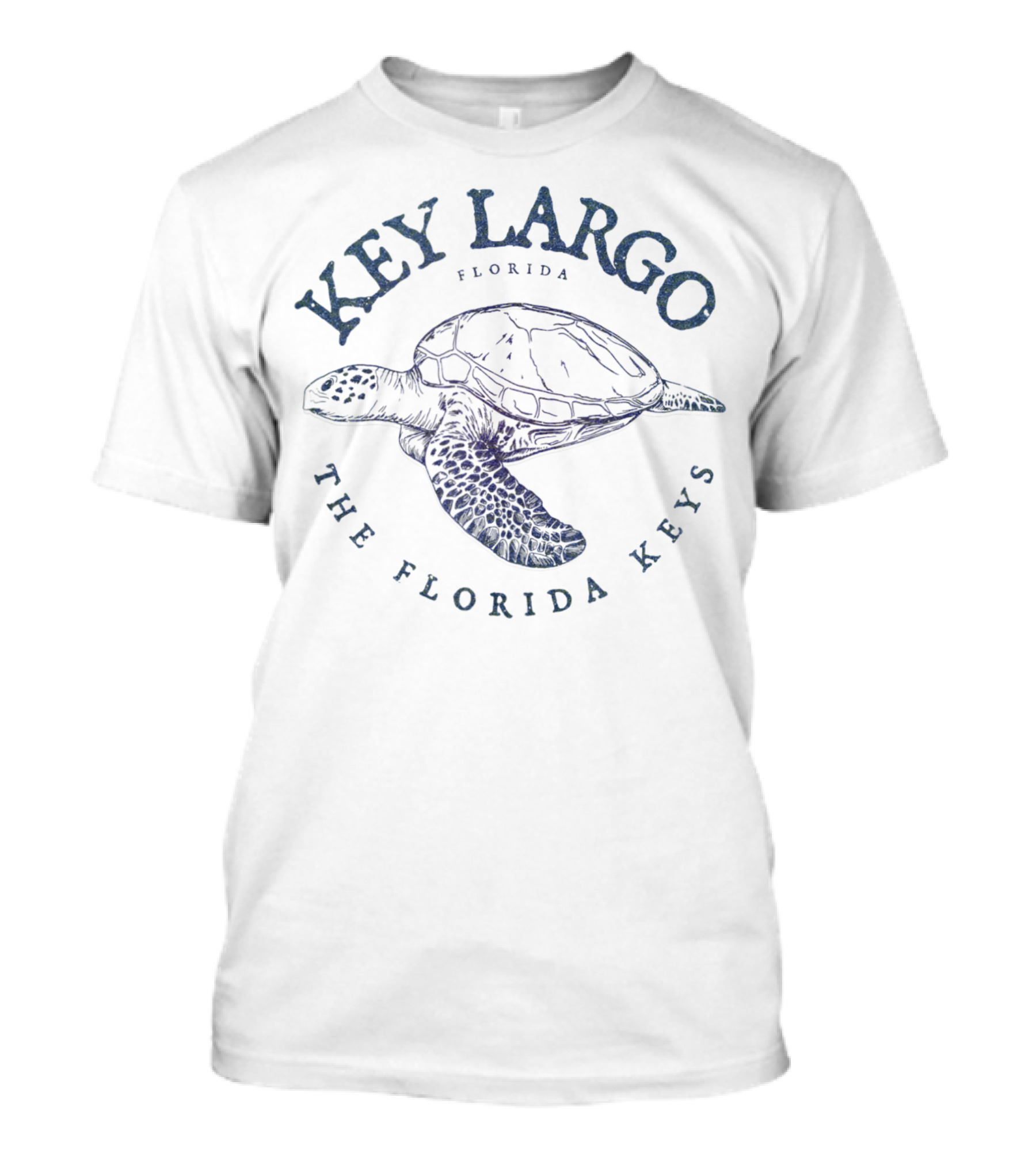 Key Largo Florida Keys Turtle T-Shirt