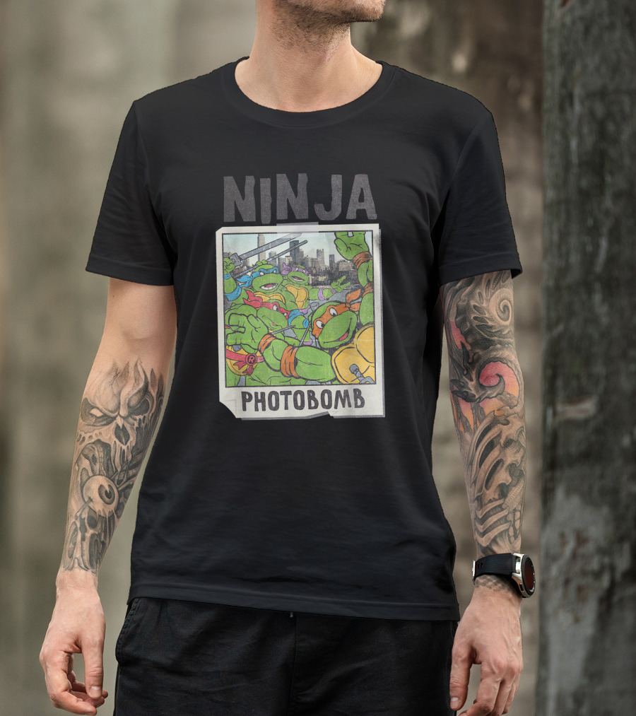 Ninja Photobomb Teenage Mutant Ninja Turtles T-Shirt