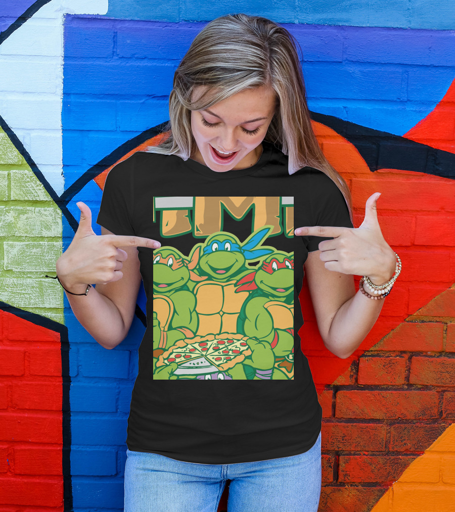 Teenage Mutant Ninja Turtles TMNT Pizza Party Time T-Shirt