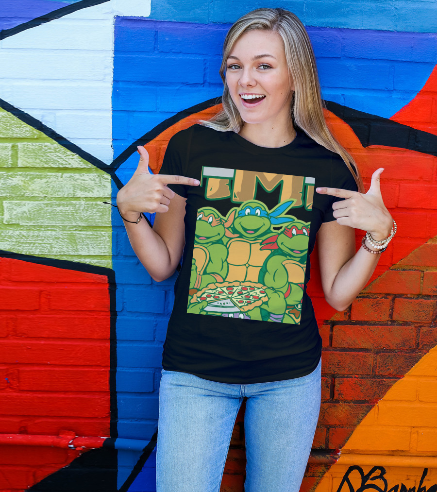 Teenage Mutant Ninja Turtles TMNT Pizza Party Time T-Shirt